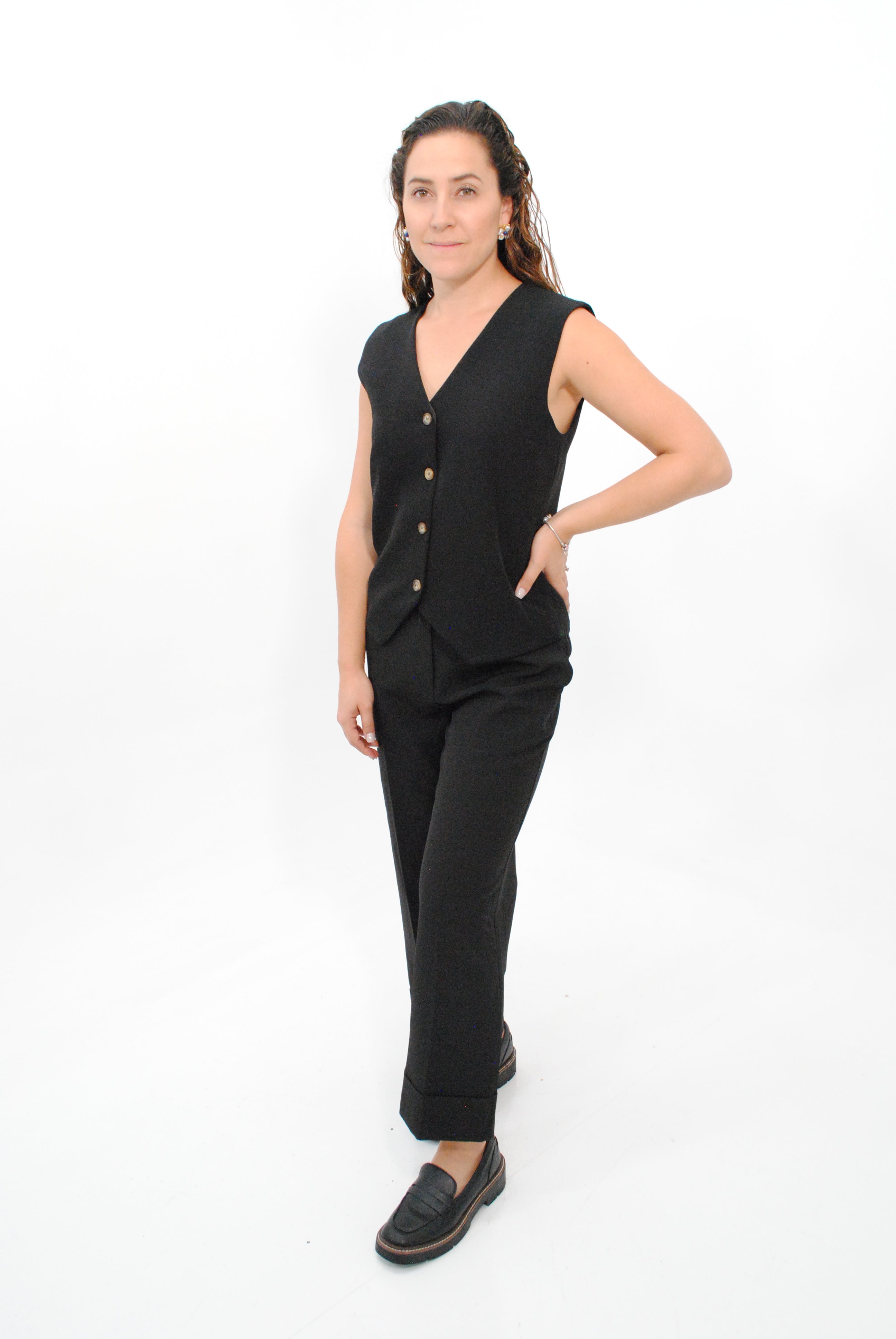 Conjunto chaleco pantalón