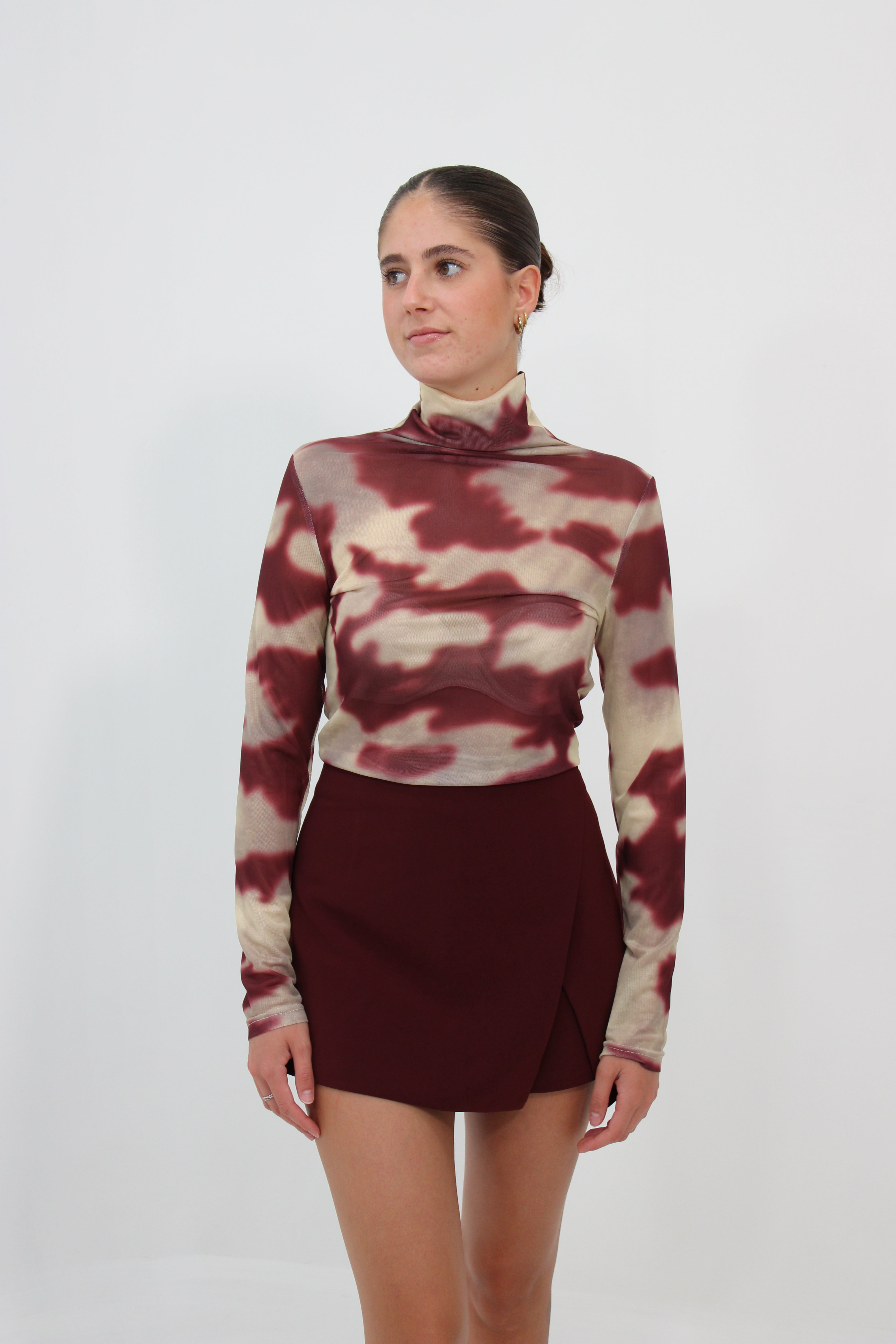 Blusa ml trasparente