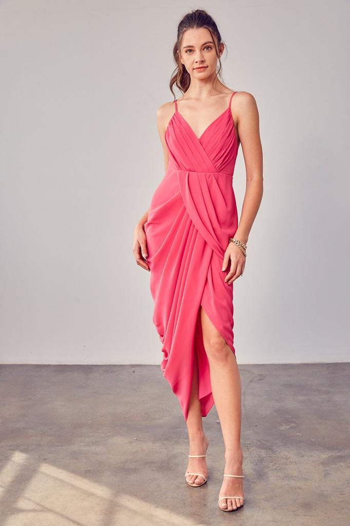 Vestido tirantes de gasa