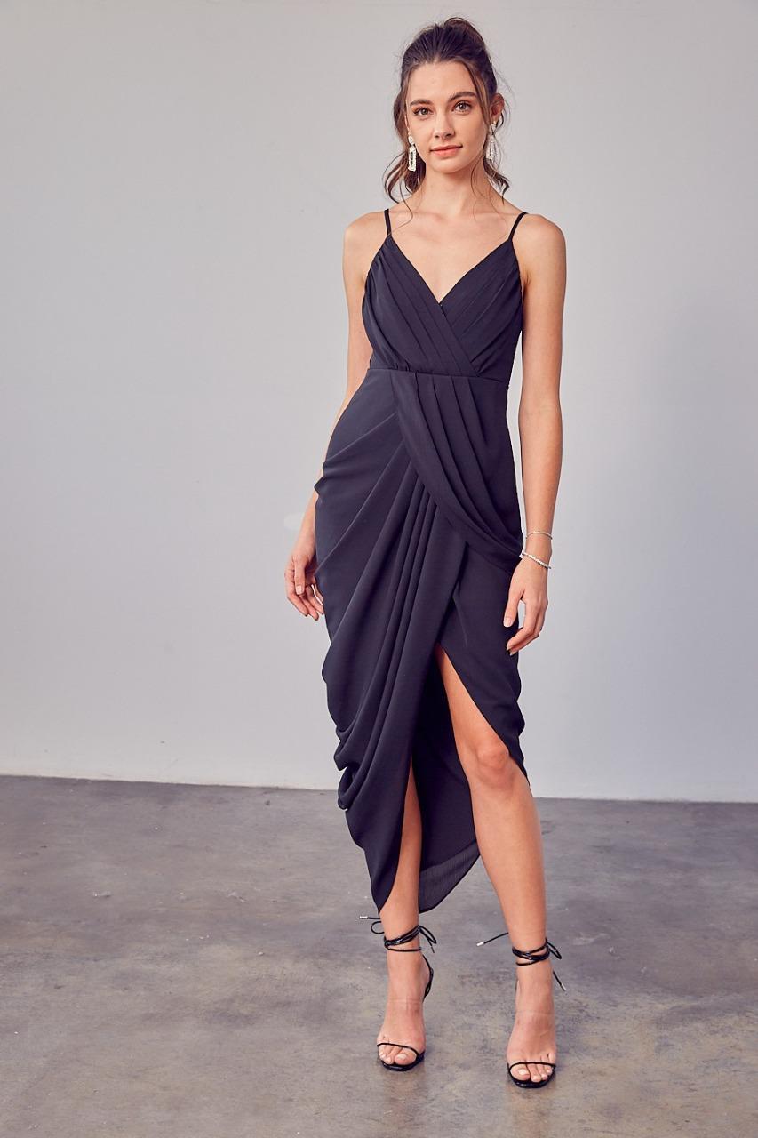 Vestido tirantes de gasa