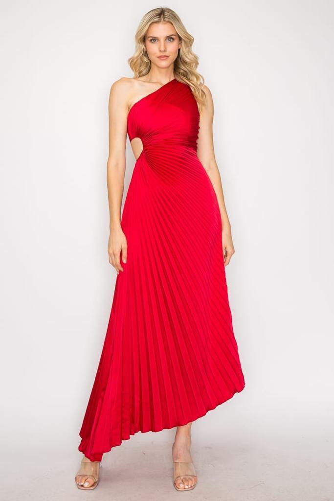 Vestido un hombro asimétrico