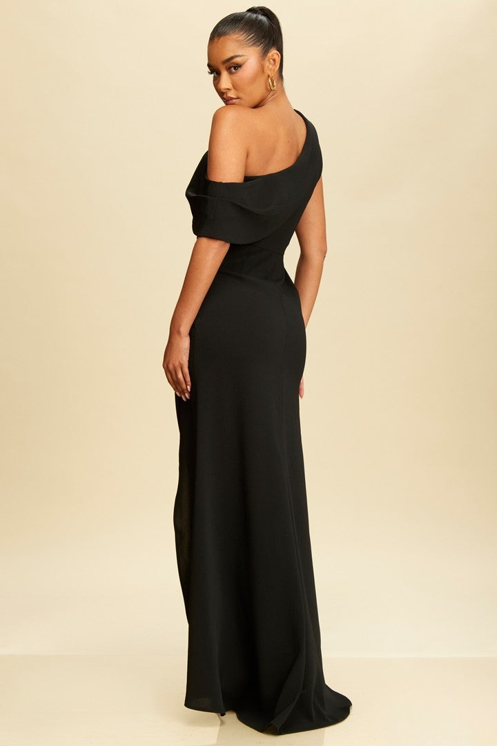 Vestido largo negro