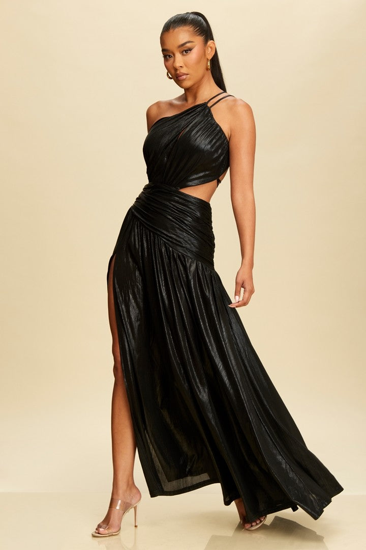 Vestido un hombro de tirante